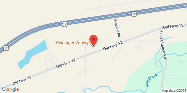 Map of Reininger Winery