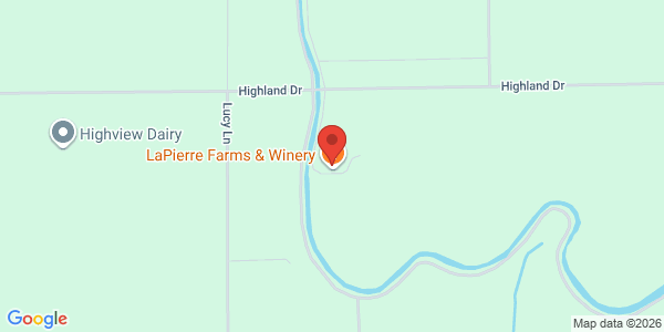 Map of LaPierre Farms & Winery