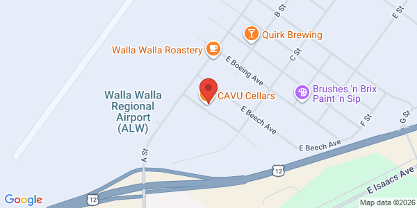 Map of CAVU Cellars
