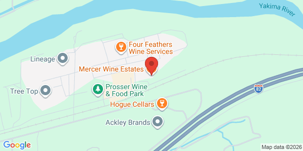 Map of Mercer Wine Estates