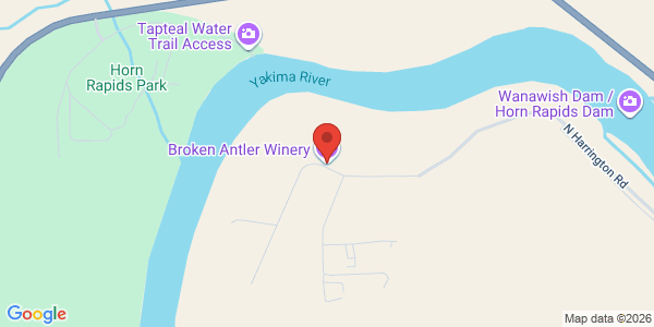 Map of Broken Antler Winery