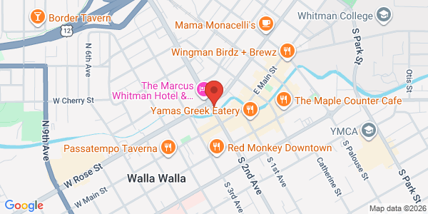 Map of Côtes de Ciel - Walla Walla Tasting Room