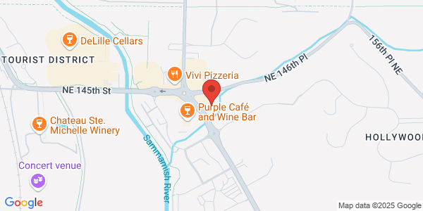 Map of Goose Ridge Woodinville Tasting Room