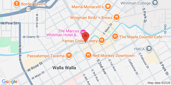 Map of Capital Call Vintners - Walla Walla Tasting Room