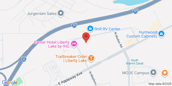 Map of Liberty Lake Wine Cellars