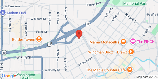 Map of Corliss