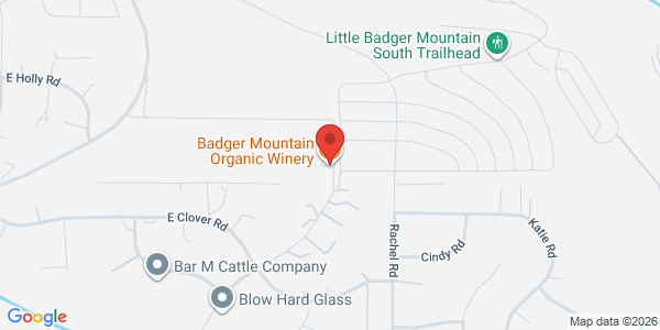 Map of Badger Mountain Organic Winery