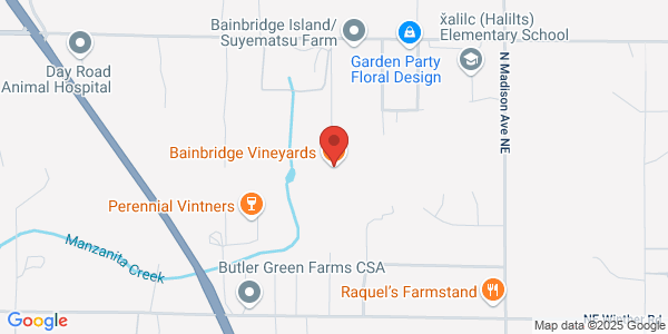 Map of Bainbridge Vineyards