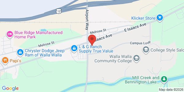 Map of College Cellars of Walla Walla