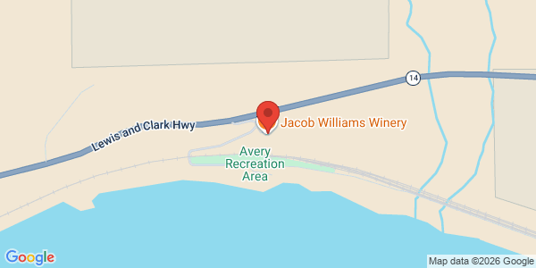 Map of Jacob Williams Winery