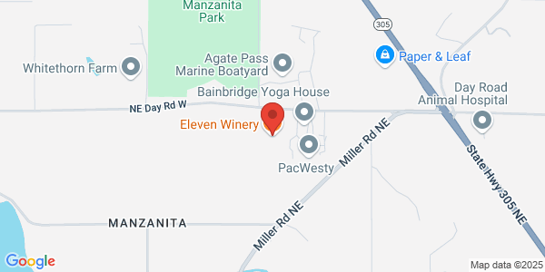 Map of Eleven Winery