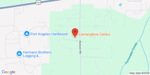 Map of Camaraderie Cellars
