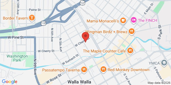 Map of Seven Hills Winery