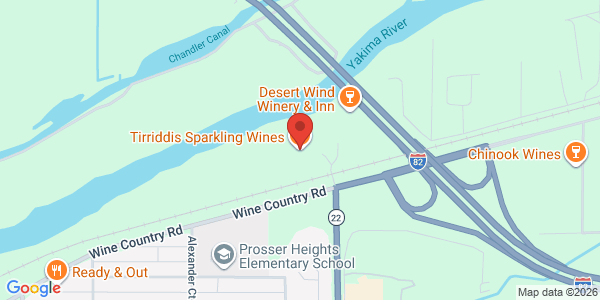 Map of Tirriddis Sparkling Wines