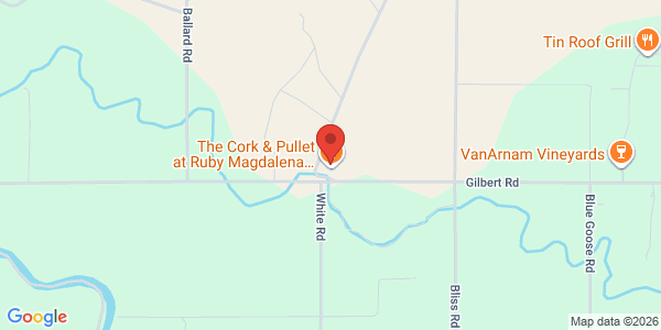 Map of The Cork & Pullet at Ruby Magdalena Vineyards