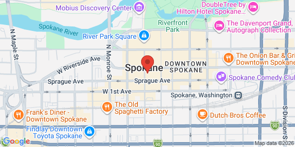 Map of Tempus Cellars Spokane