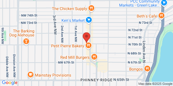 Map of The Orcas Project Tasting Room - Phinney Ridge