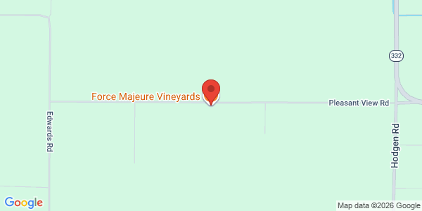 Map of Force Majeure Vineyards