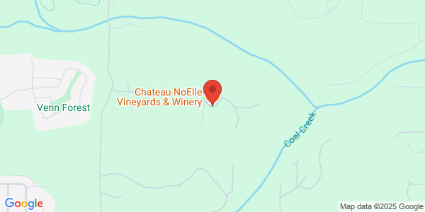 Map of Chateau NoElle Vineyards & Winery