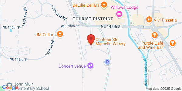 Map of Chateau Ste. Michelle Winery