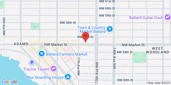 Map of Aluel Cellars - Ballard