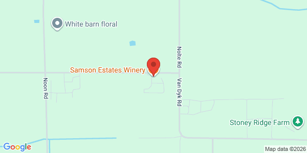 Map of Samson Estates Winery