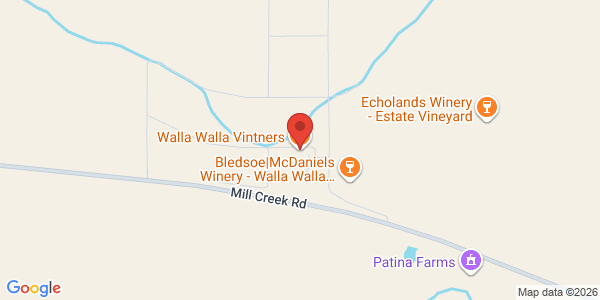 Map of Walla Walla Vintners