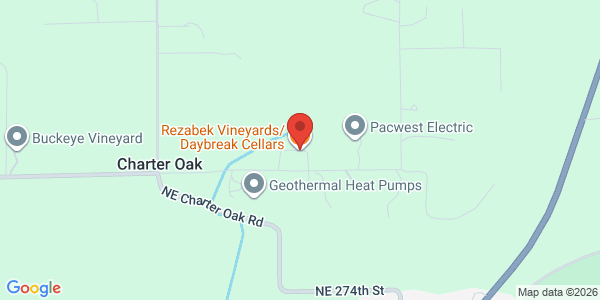 Map of Rezabek Vineyards/Daybreak Cellars