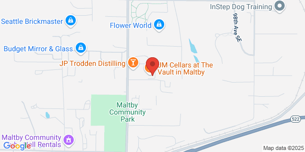 Map of JM Cellars at The Vault in Maltby