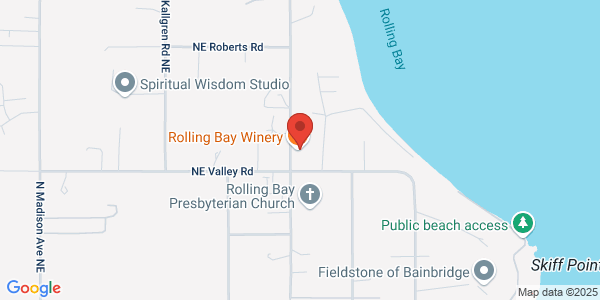 Map of Rolling Bay Winery