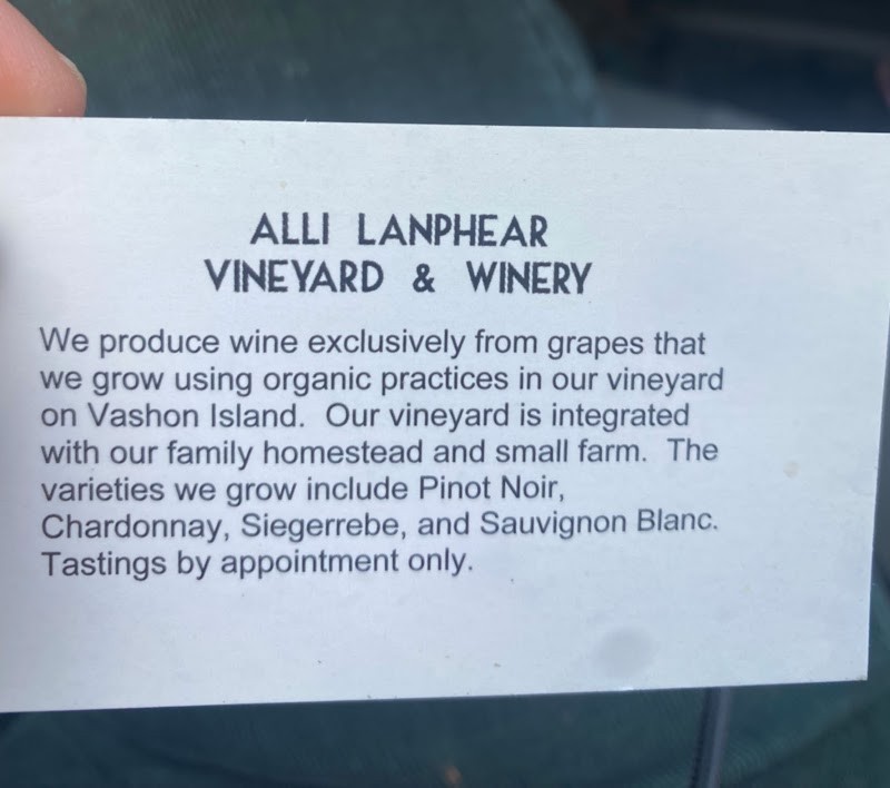 Photo of Alli Lanphear Vineyard & Winery